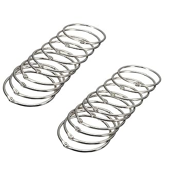 Amazon | Yesallwas カードリング 80mm (3インチ) 12個セット