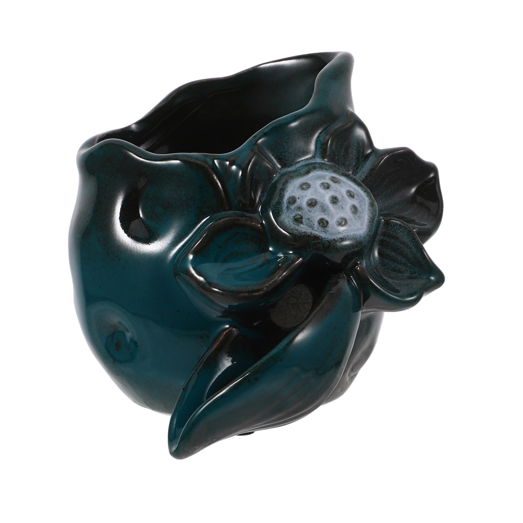 BESTonZON Cracheur d'eau en Céramique pour Fontaine de Jardin, Décoration Élégante pour Étang et Cascade, Adapté pour Balcon et Cour, Utilisation Multifonctionnelle