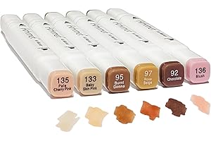 Vibrant Skin Tone Markers: An Expansive Palette for Multicultural Expression