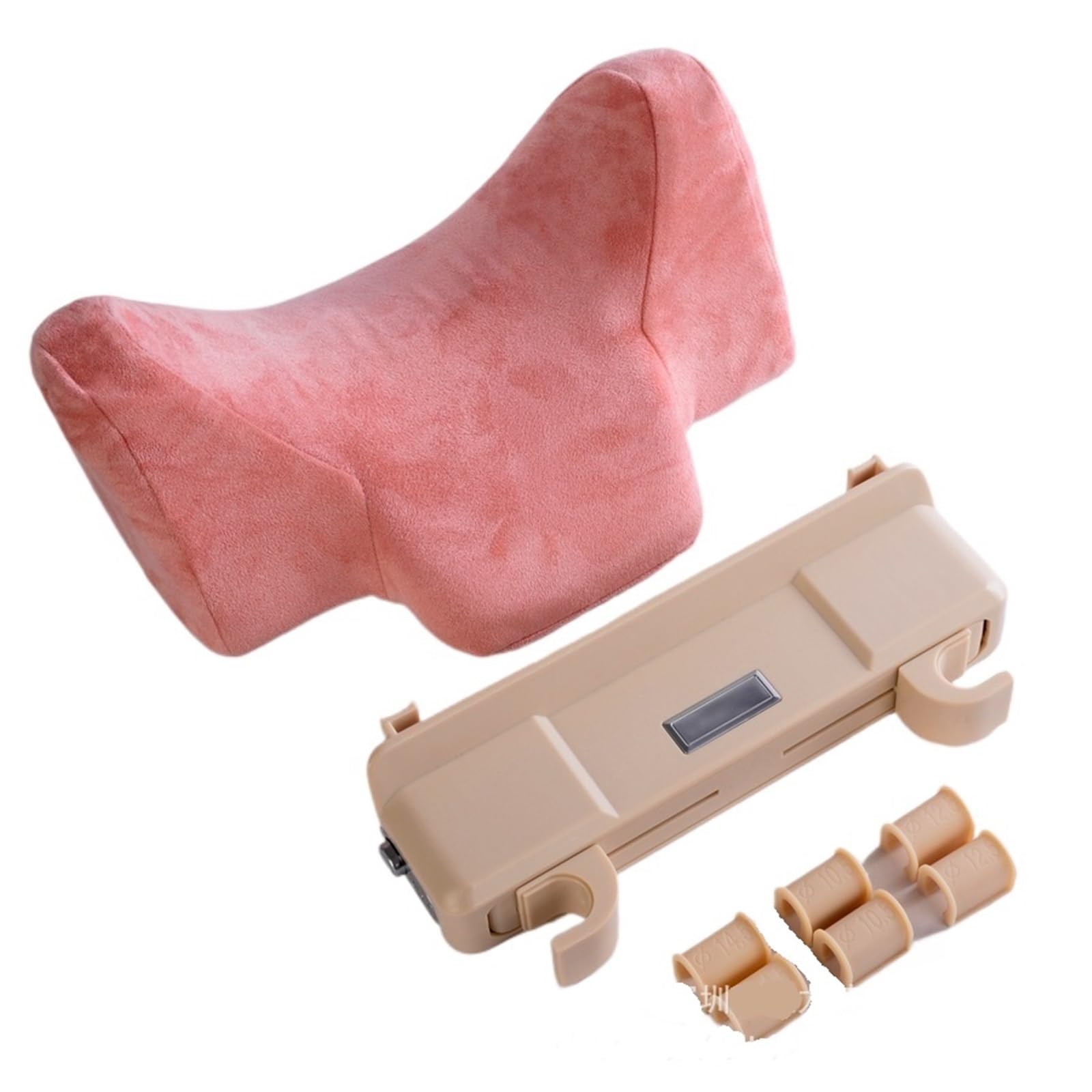 Car Headrest Pillow Poggiatesta per auto a forma di U, cuscino da viaggio con regolazione meccanica, cuscino per il collo dell'auto, cuscino in cotone memory(T)