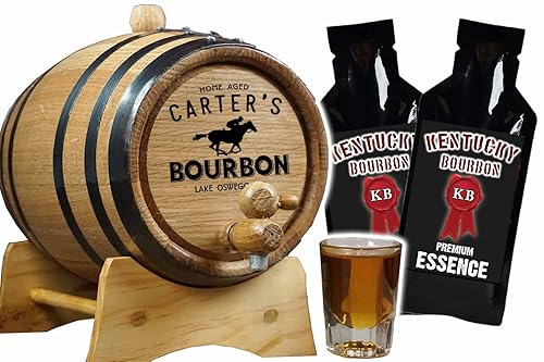 Miniatura 10 de Thousand Oaks Barrel Co. - Kit personalizado para hacer whisky bourbon de Kentucky (3 litros) - Age Spirits in a Small Barrel - Los mejores regalos