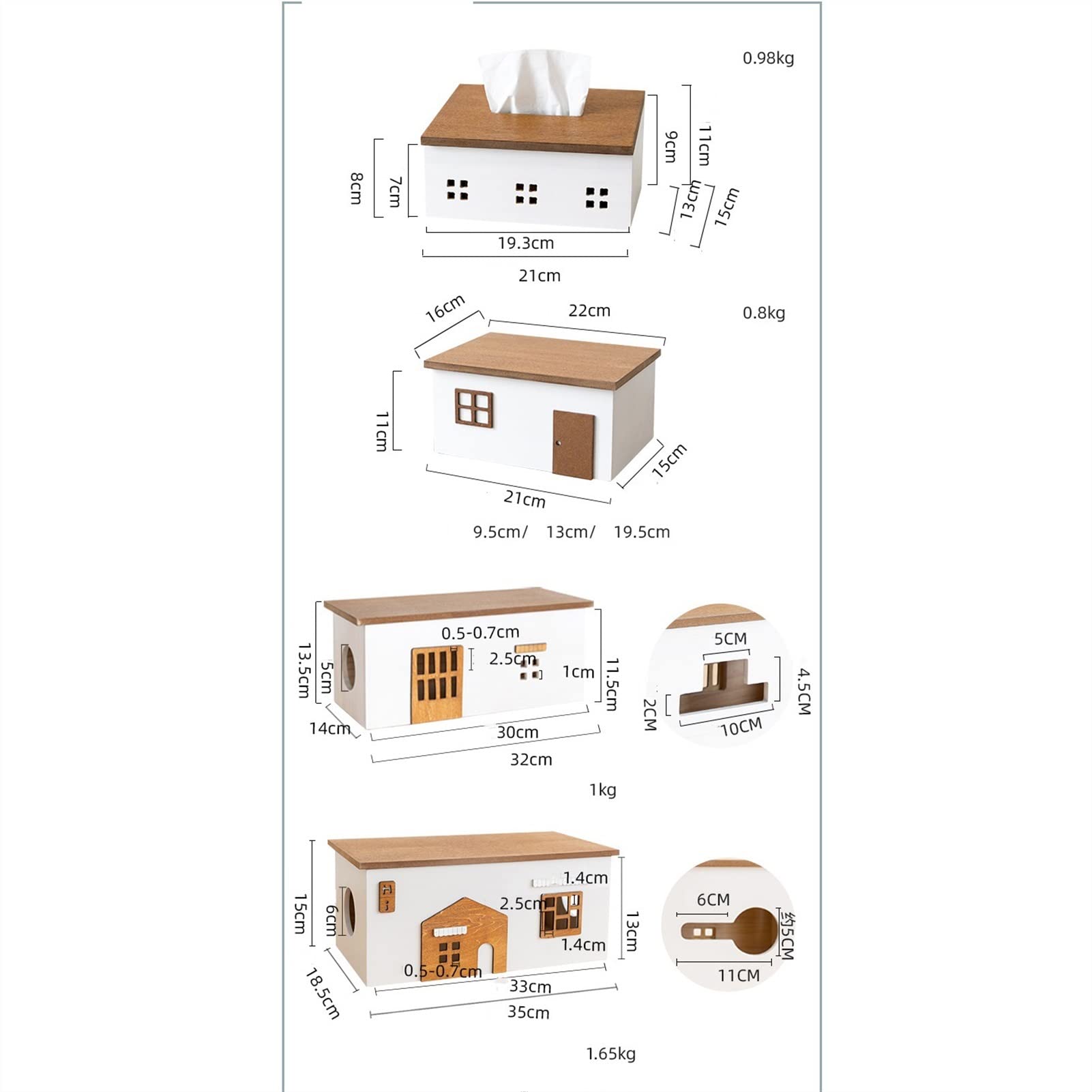 Kabelmanagement-Box Kabelaufbewahrungsbox Versteckter Kabelschutz aus Holz Kreative TV-Computerkabel und Steckdosenleiste Aufbewahrungsbox Home Office Line-Management-Kabelbox Kabelaufbewahrungsbox