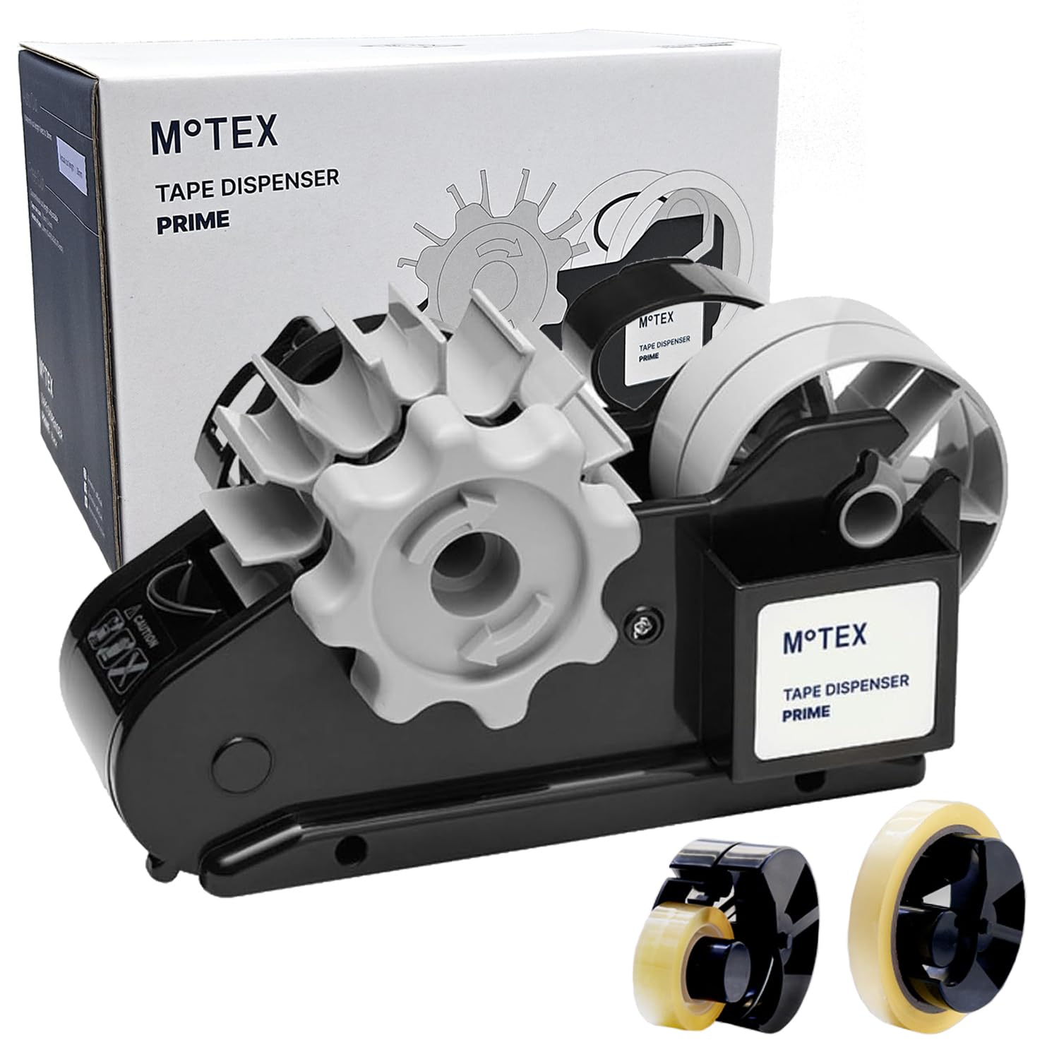 MoTEX Prime Heat Tape Dispenser - 1' & 3' Core, Semi-Automatic, Plastic & Resin, Heat Transfer Tape Dispenser, MX-PRIME