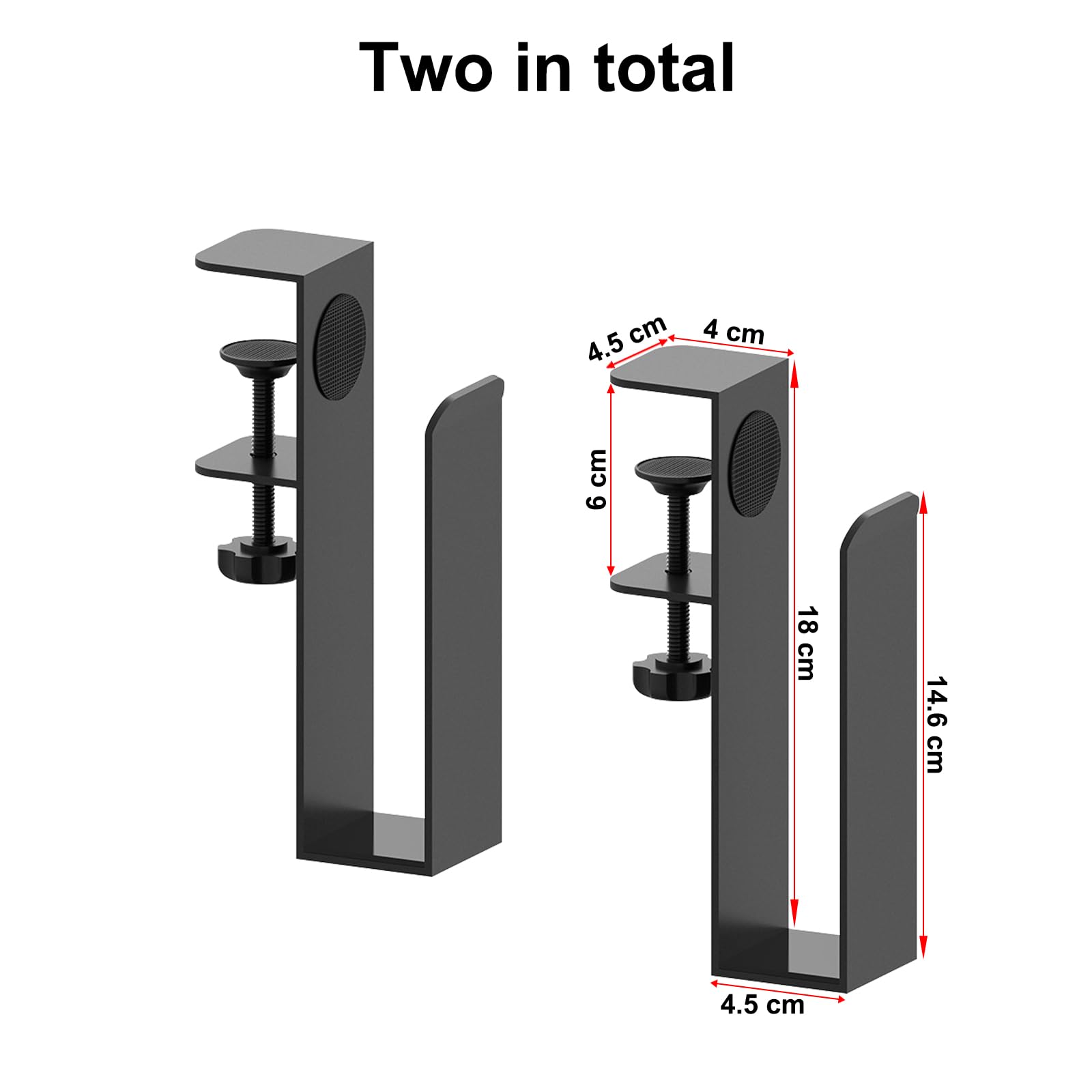 Soporte Colgante Para Portátil Ajustable Antiarañazos Soporte Lateral para Portátil para Carpetas y Libros (negro)