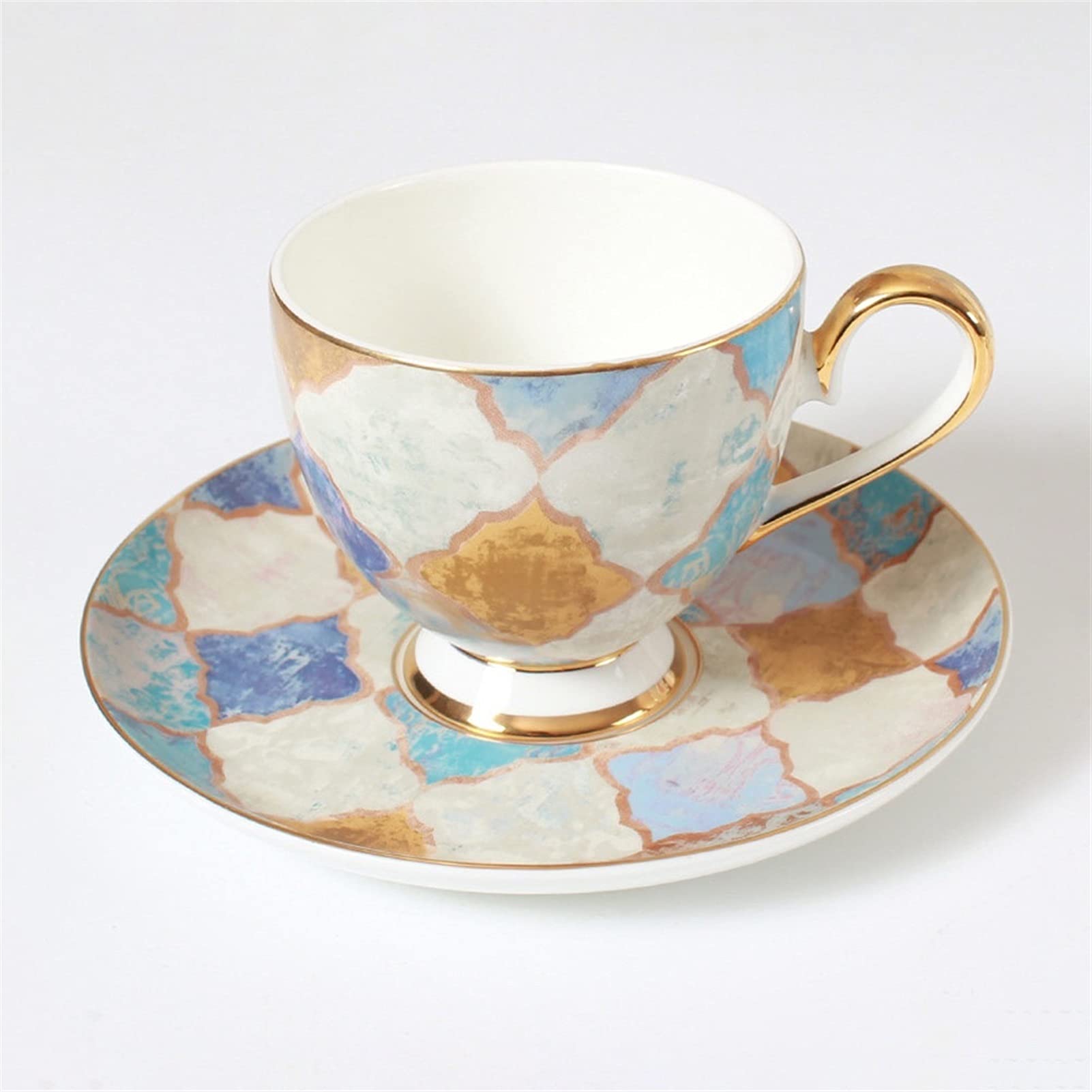 Ceramiczne Kubki Do Kawy I Herbaty Ze Spodkiem Porcelanowe Współczesne Filiżanki Do Espresso Filiżanki Do Herbaty Royal Zestaw Kubków Do Kawy I Spodków