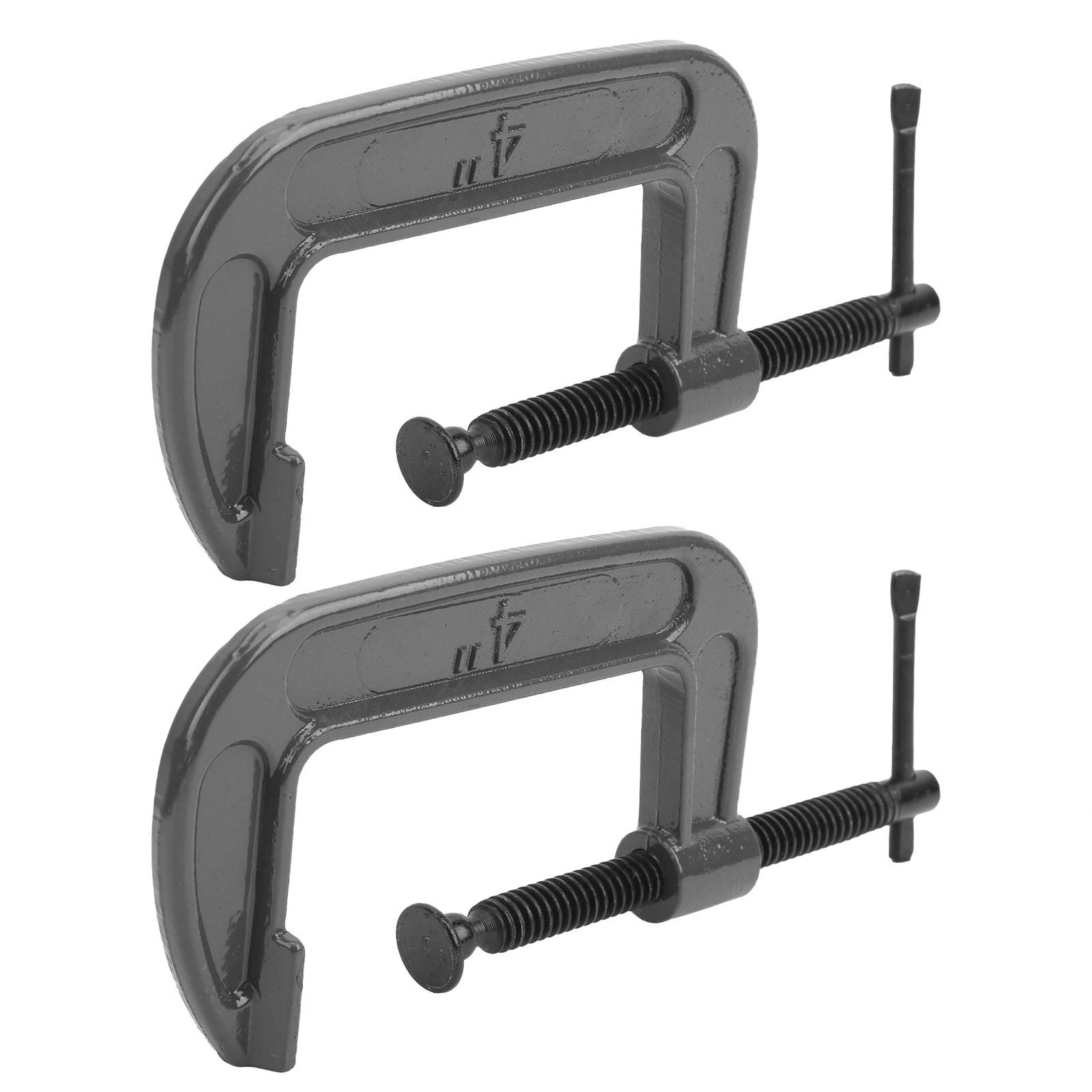 Abrazadera en G, Acero maleable, Mango ergonómico, Alta Resistencia, Tornillo de Avance Ajustable, para Trabajos Pesados o proyectos de carpintería y Bricolaje.