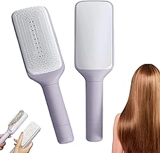 KAIE New Big Size Self Cleaning Hair brush for Women | Telescopic Design for All Hair Types and Wigs | 4-in-1 Detangling Hairbrush for Adults & Kids | hair Comb brush | Hair Dressing Comb | Tangle-Free Hair (multi-colour)