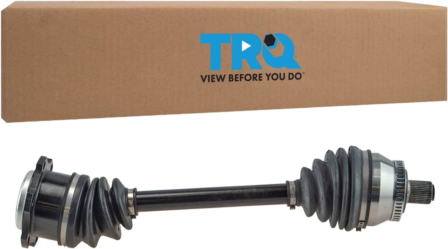 TRQ Front Right CV Axle Shaft Assembly Passenger Side Compatible with 1998-2001 Audi A6 1998-2004 A6 Quattro 2000-2001 A8 Quattro 2001 S8