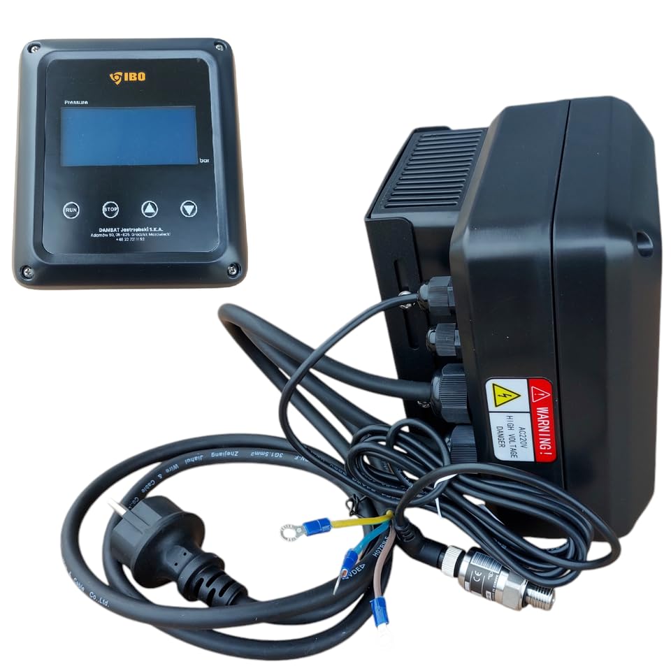 PAG Turbo GmbH® - Inverter IVR-08 für Tiefbrunnenpumpe Brunnenpumpe, Ausdehnungsgefäß 8L optional Zubehör (IVR08-0,37-1,1kW-230V)