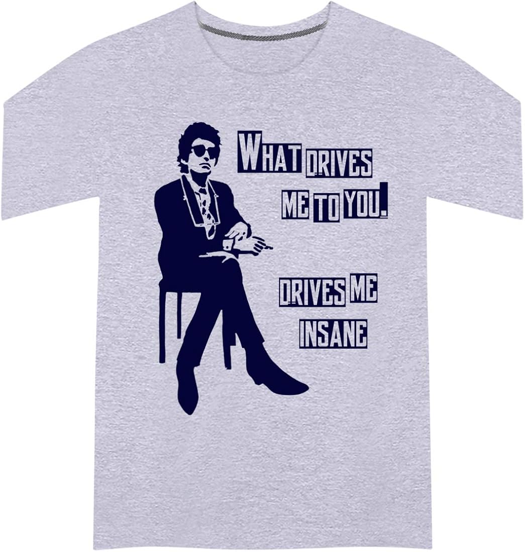 CreativiT Graphic Printed T-Shirt for Unisex Bob Dylan Tshirt