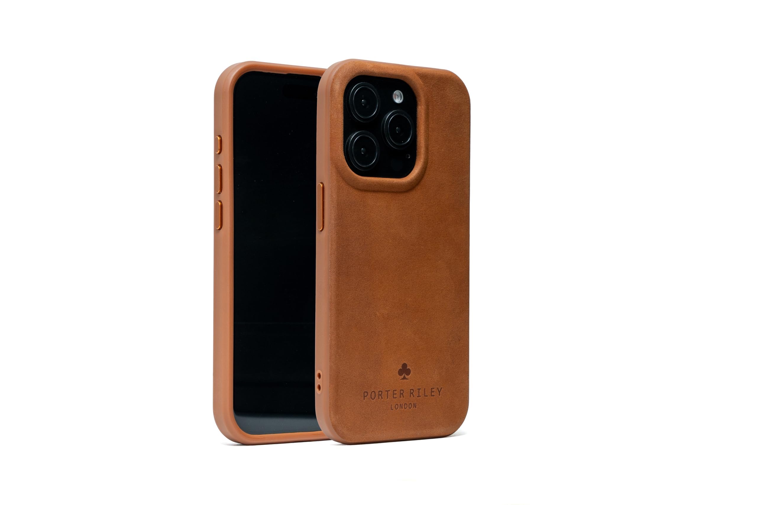 Étui en cuir iPhone 15 Pro Max coque protection fine antichoc marron - 8