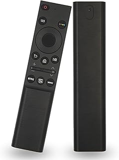 جهاز تحكم عن بعد متوافق مع تلفزيون سامسونج الذكي AU7000 بدقة 4K فائقة الوضوح UHD موديلات 2021 (BN59-01358D)، بديل لسامسونج (UE43AU7100U) و(UE43AU7500U) و(UE50AU7100U) و(QN85Q70AAGXZS) و(UE65AU7)