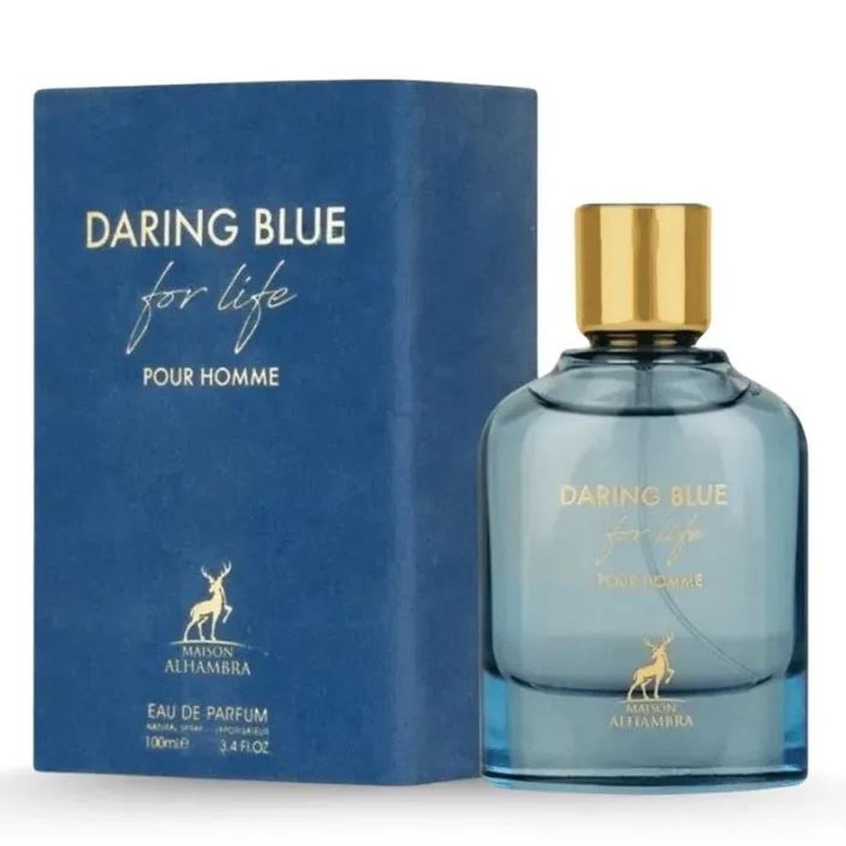 Maison Alhambra Daring Blue For Life Men Long Lasting Eau | Desertcart  Seychelles