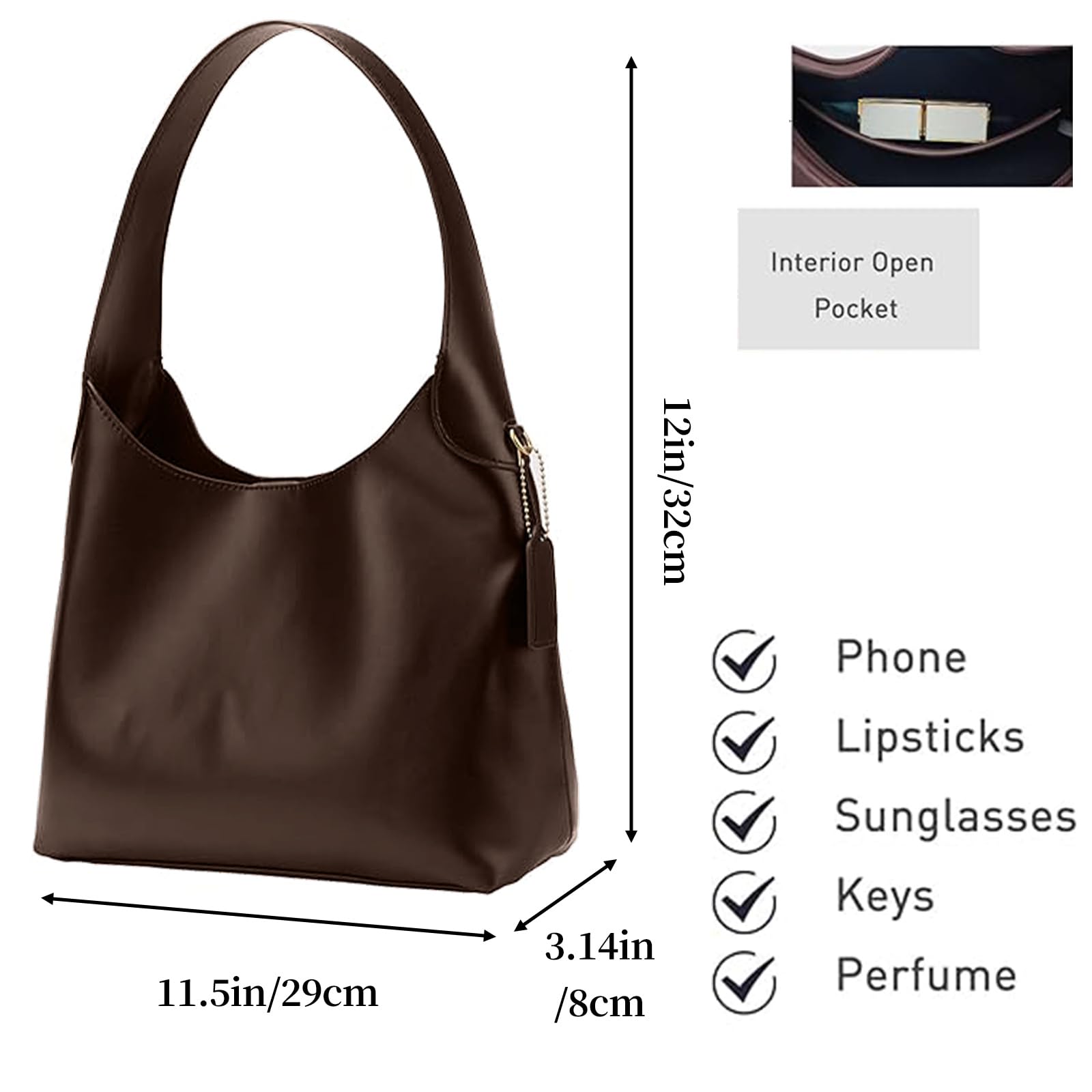 DOTBABY Bolso bandolera de mano para mujer, ideal para ir de compras, citas, viajes