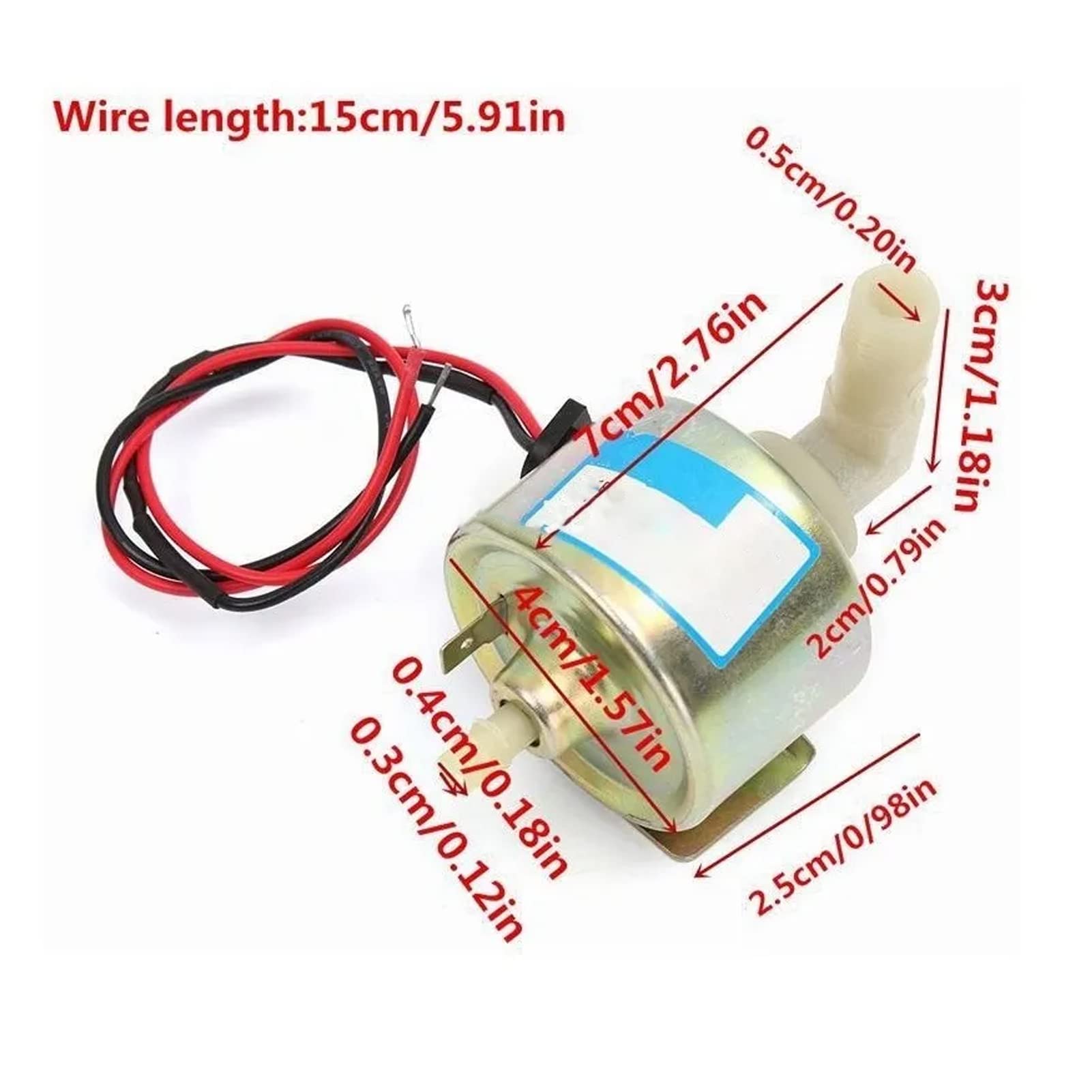 BlingGlow Pompe à Huile à Fumée 40Dcb 31 W Pour Machine à Fumée 1500 W Accessoires 220-240 V, Pompe à Huile Domestique, Laiton