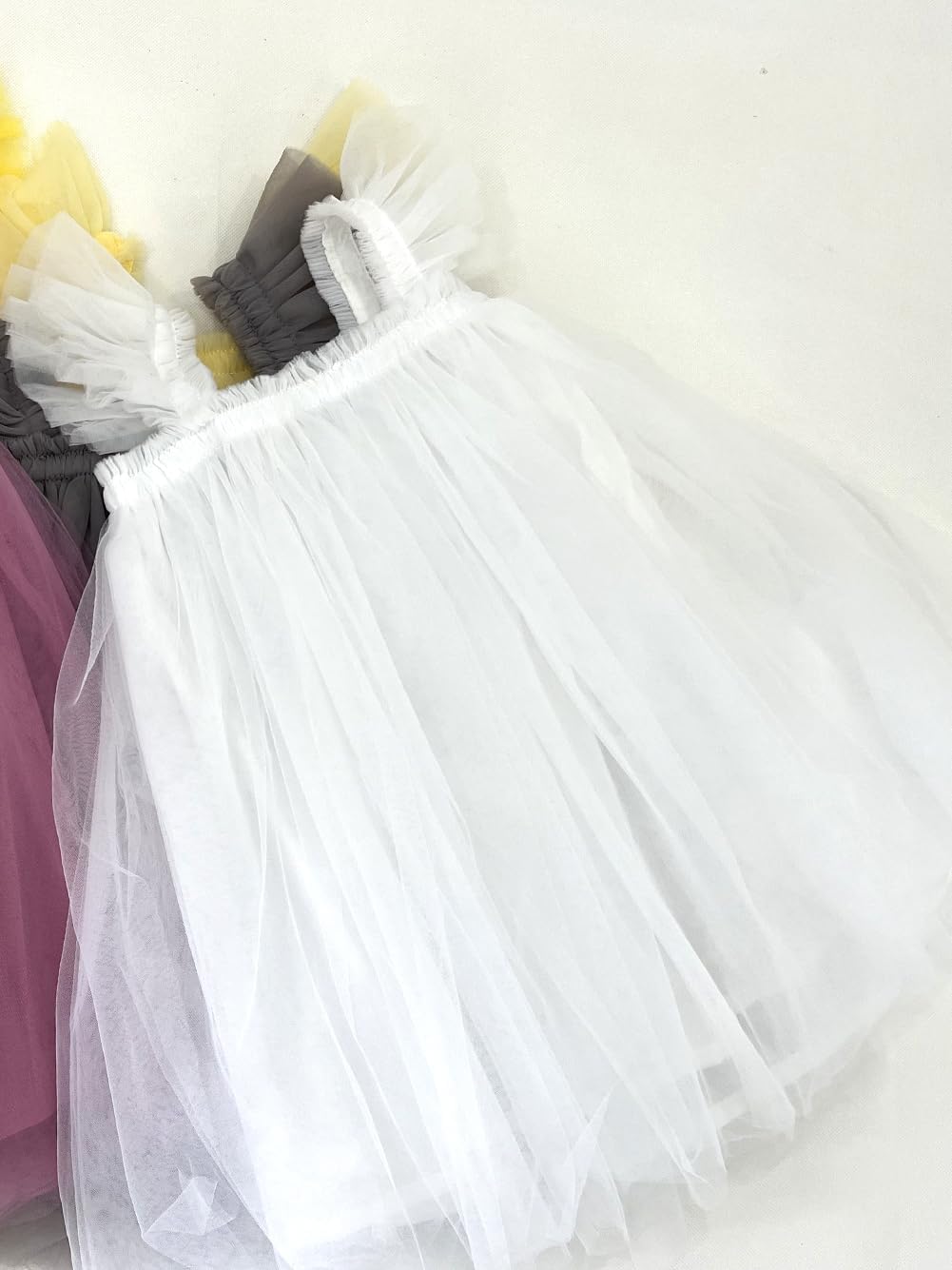 BGFKS Layered Tulle Ruffle Sleeveless Dress for Toddler Girls,Tutu Dress for Baby Girls Princess Dresses - Image 3