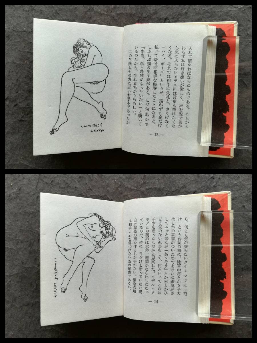Amazon.co.jp: 古沢岩美 裸婦賛 限定250部 著者用 洋画家 豆本 蘭繁之