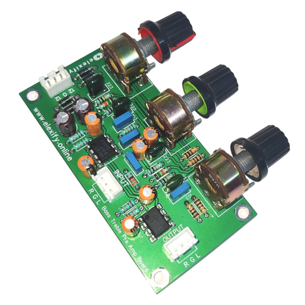 Pre Amplifier Bass Treble Board (Stereo with Double Sided PCB)-picture-20