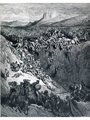 Samson Destroys The Philistines with an Ass' Jawbone by Gustave