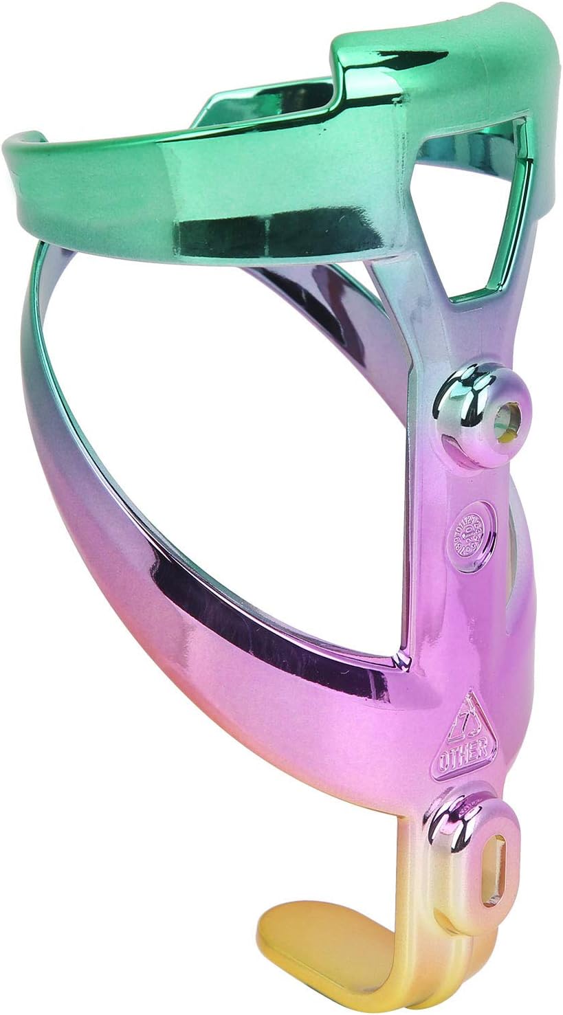 自転車用ウォーターボトルケージホルダー 屋外アクティビティ用の真空メッキ3色グラデーション自転車用ウォーターボトルブラケット 爆買い送料無料 自転車用ウォーターボトルケージホルダー 屋外アクティビティ用の真空メッキ3色グラデーション自転車用ウォーターボトルブラケット 爆買い送料無料