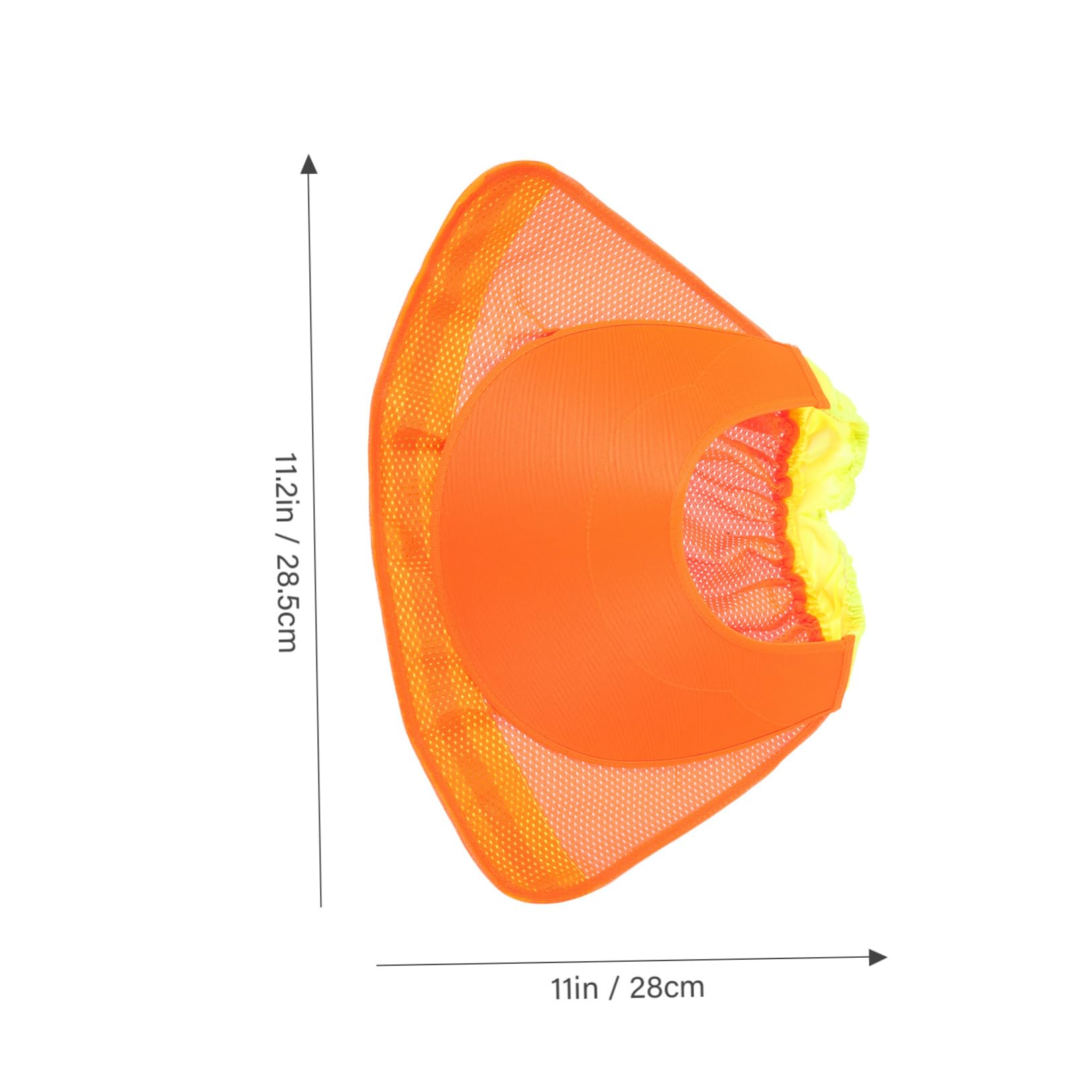 Holibanna Parasol y Casco ala Completa Protector para Naranja de Visera Solar Malla Transpirable Protección contra Quemaduras Jardinería Carpintería