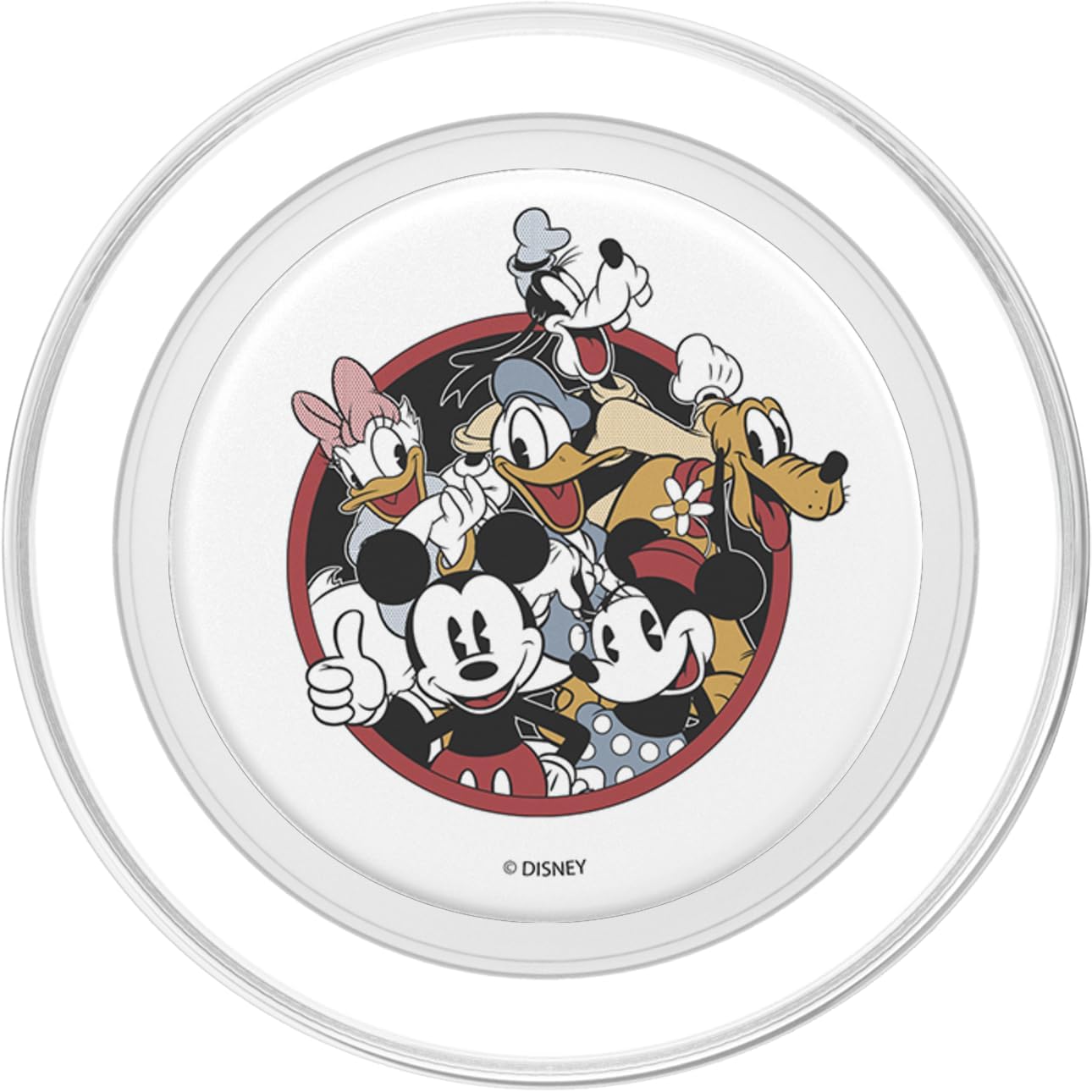 Disney Mickey and Friends Retro Group Shot PopSockets PopGrip for MagSafe