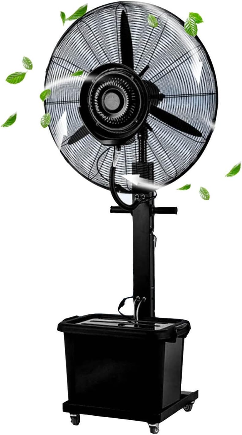26" 30" Outdoor Misting Oscillating Fan Indoor Cooling Fan