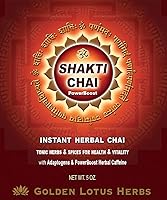 Vista 3 de Golden Lotus Herbs Té Chai (Shakti Chai PowerBoost con adaptógenos, 5 onzas)