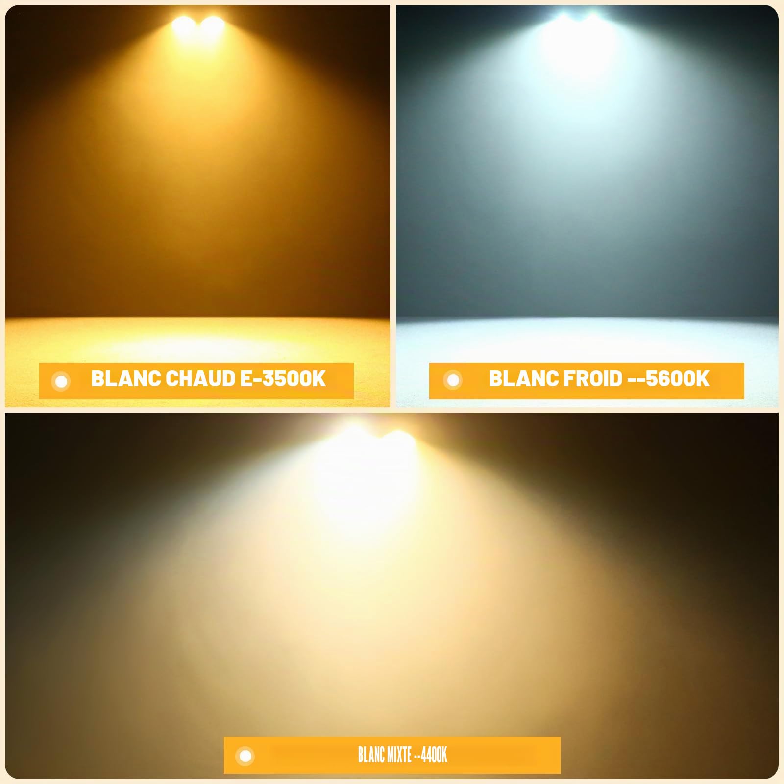 200W COB Par Lumiere Theatre, Blanc Froid/Chaud Eclairage Scene COB Effets avec D MX 8CH, Lumiere Scene pour église Mariage éclairage public Fête Halloween Noël