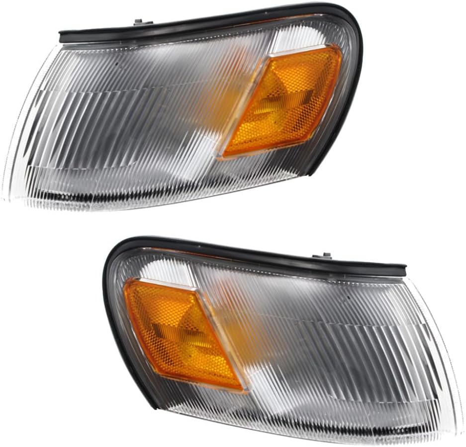 For 1993-1997 Toyota Corolla Pair Signal Lights Driver and Passenger Side Sedan/4dr wagon TO2550106 TO2551106 For 81620-12600 81610-12600