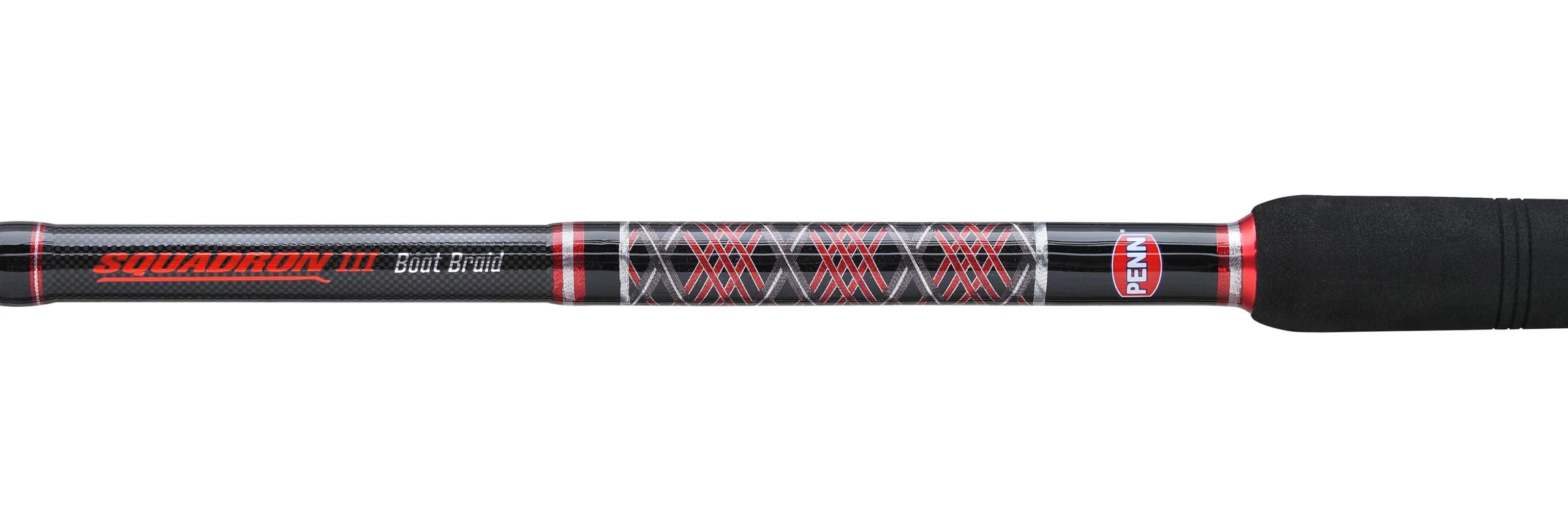 PENN Squadron III Boat Braid Canna da casting | Carbonio ad alto modulo 24T e componenti resistenti all'acqua salata |Pesca in mare per merluzzo, merluzzo giallo, spigola e grongo | 2,54 m