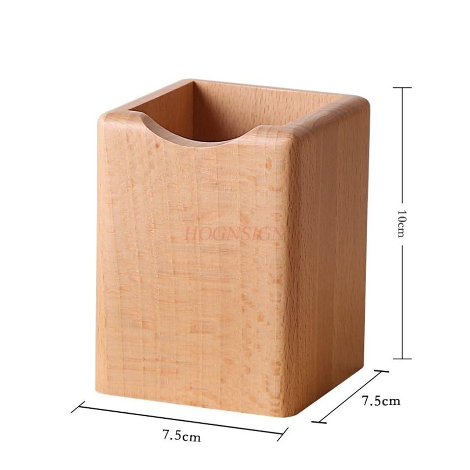 Stiftehalter 1pcs Pen Holder Solid Wood Desktop Storage Office Creative Ornament Für Schreibtische(Color 1)
