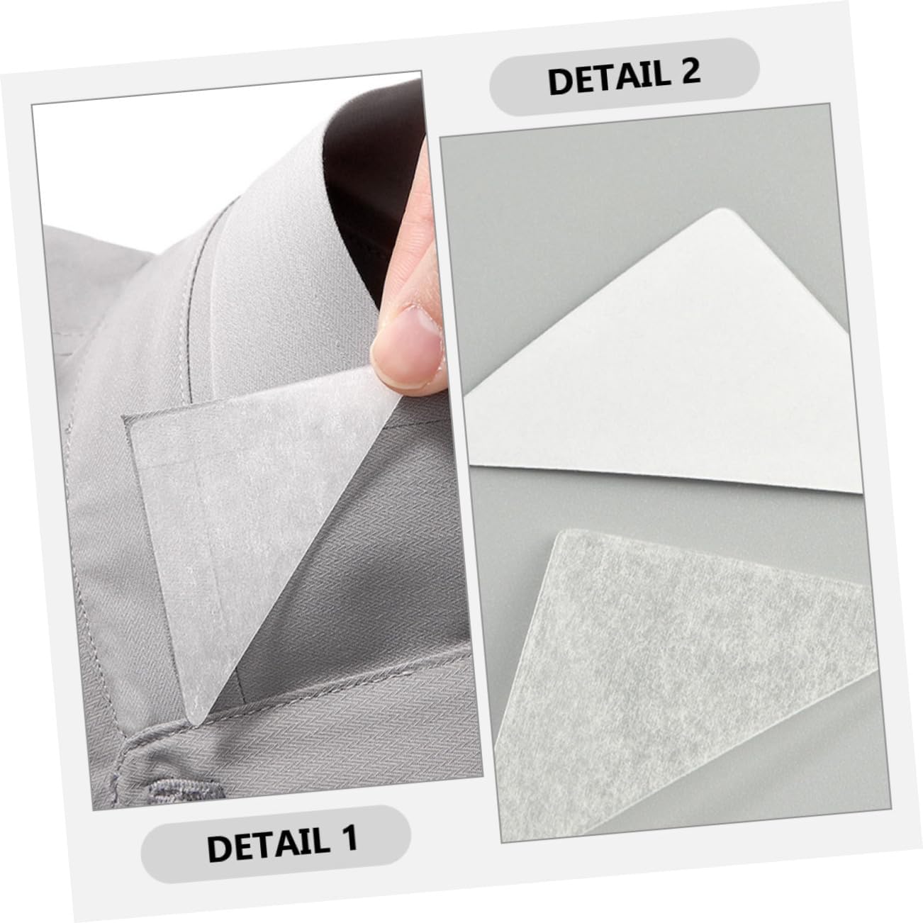 Ipetboom 240pcs Men's Dress Shirt Collar Stays No Curl Collar Sticker Shirt Holder Pvc Support Invisible Stays