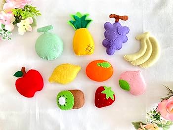 みぃ。フェルト 野菜 果物 おままごと フェルトままごと えらべる！野菜、フルーツセットBelanja di