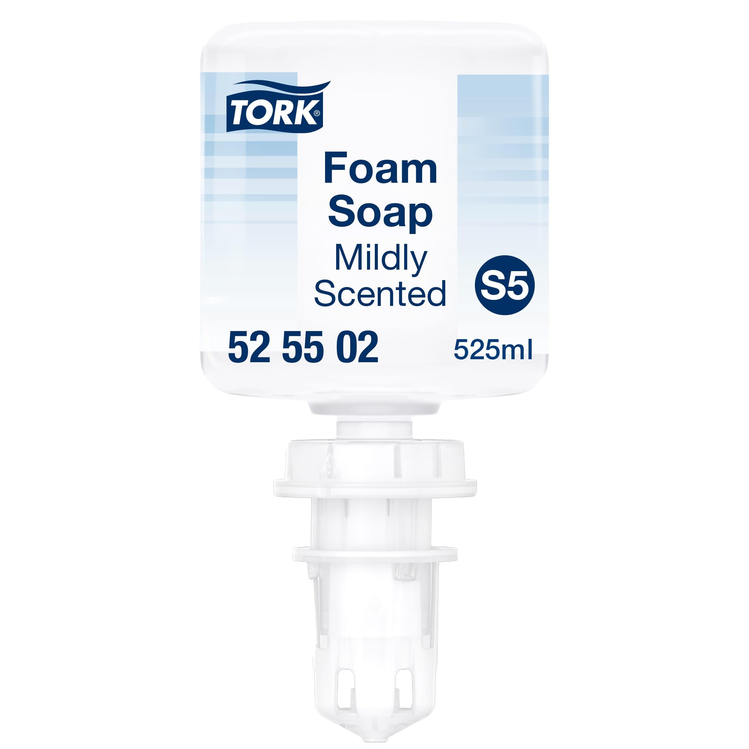 Tork Mild-Duftende Hand Mini Schaumseife S5, feuchtigkeitsspendende Inhaltsstoffe, 8 × 525 ml, 525502