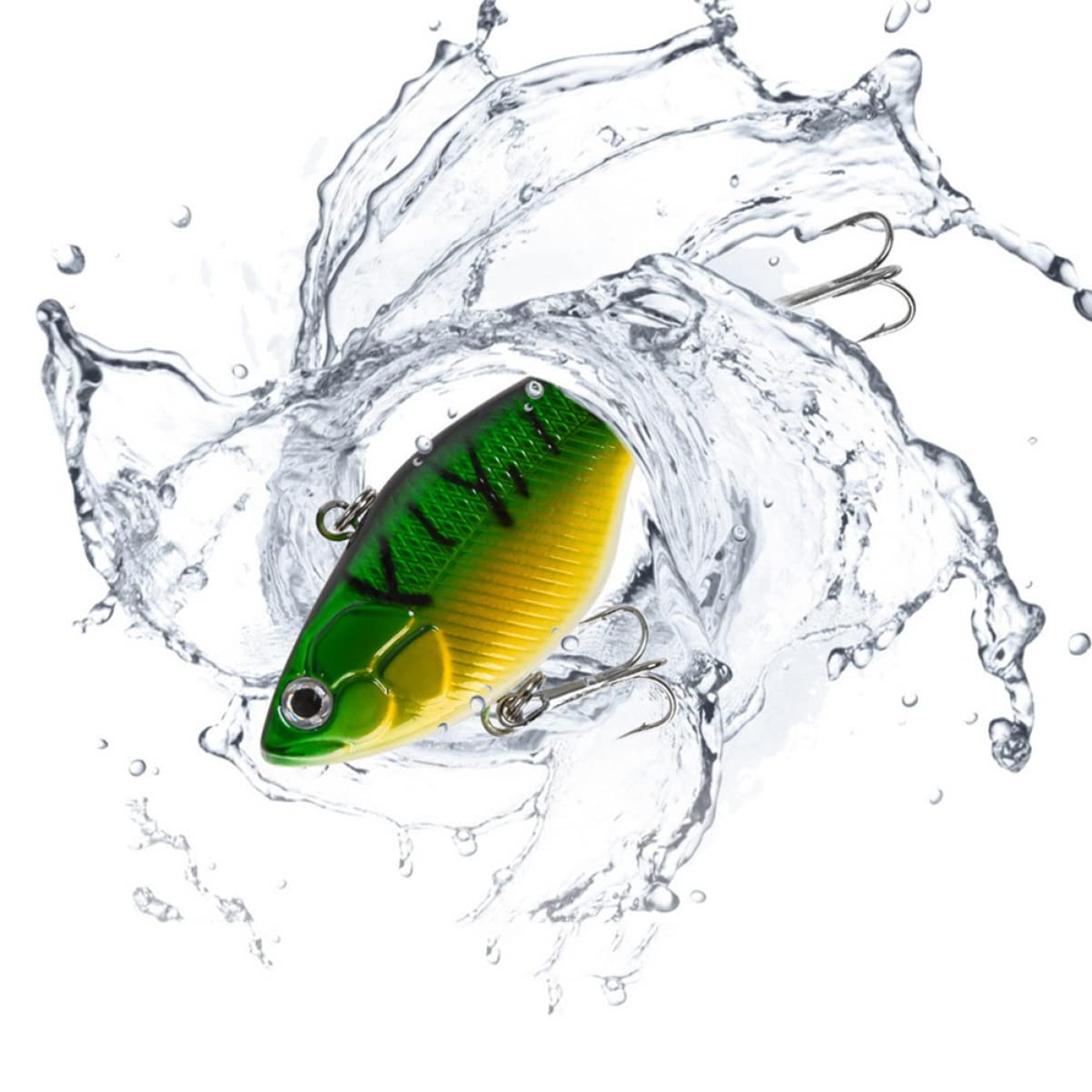 Toddmomy Appât Vibré Mini Appâts De Pêche Leurres De Pêche Artificiels Leurres De Pêche Flottants Green