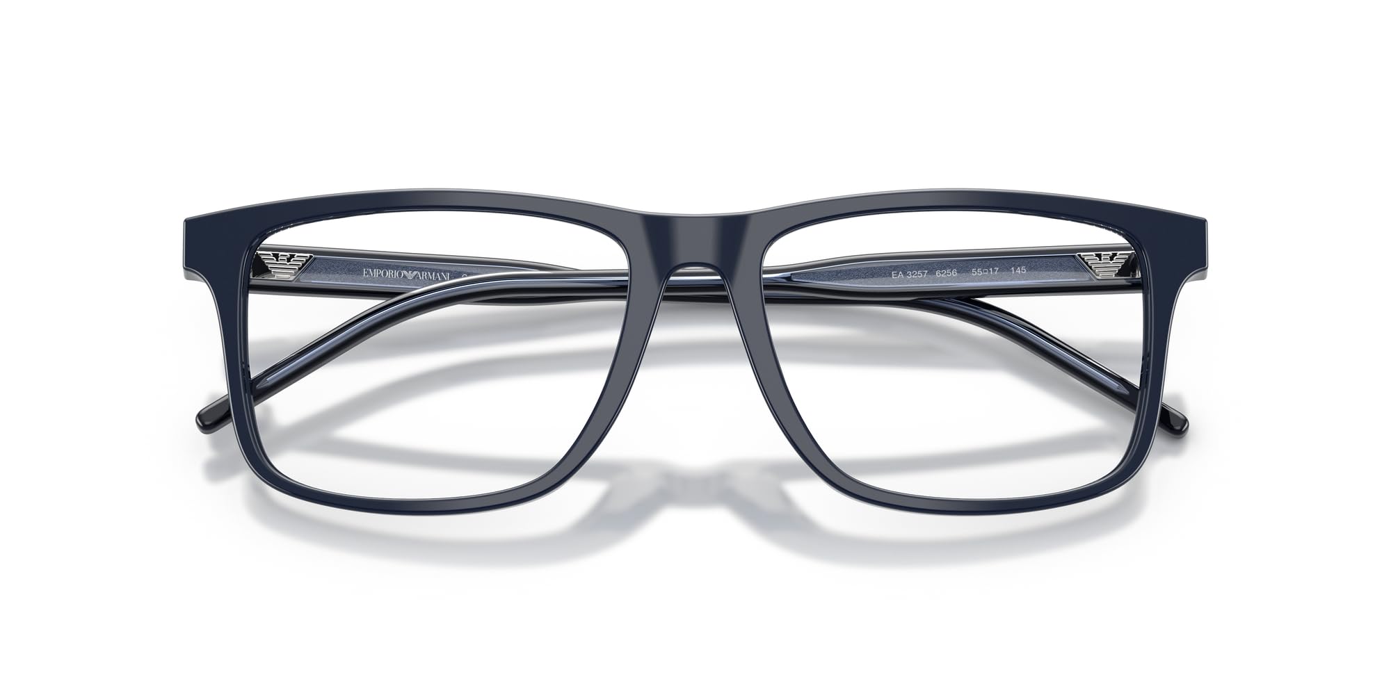 Emporio Armani Męskie kwadratowe oprawki na okulary na receptę Ea3257