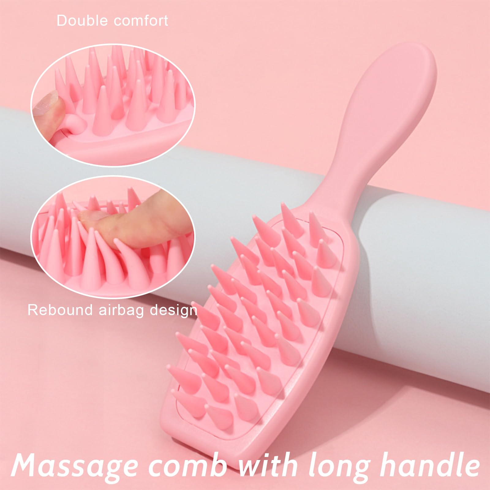 Applicateur Huile Cheveux, 2 Pièces Pinceau Coloration Cheveux, Flacons Applicateurs en Plastique, Peigne de Racine Applicateur, Bouteille de Teinture pour Cheveux avec Brosse
