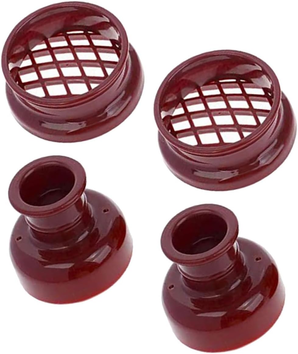 Gadpiparty 4Pcs Pineapple Round Donut Non Stick Baking Tool for Unique DIY Desserts Durable High Temperature for Creative Treats Easy to Clean and Use