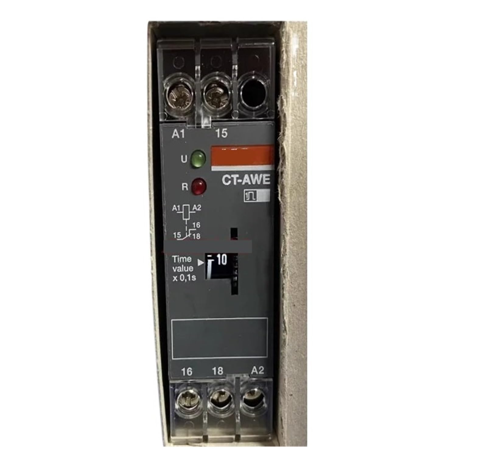 ZVQYSGIW 1pcs time relay CT-AWE, 1 c/o, 0.1-10s, 24V, 220-240VAC