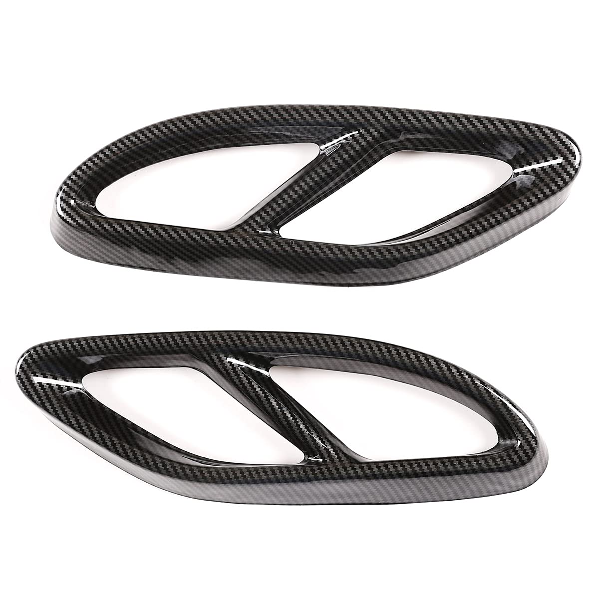 METYOUCAR Cubierta de salida de tubo de escape silenciador de cola de coche de acero inoxidable para Mercedes Benz A/B/C/E/GLA/GLC/GLE/GLS
