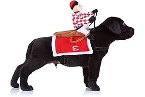 SEIS Halloween Dog Jockey Pet Horse Costume