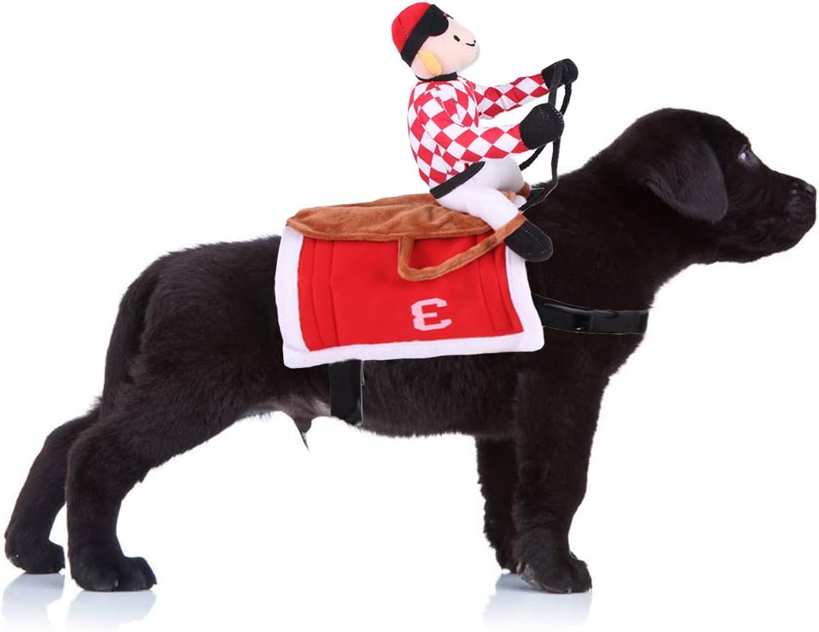 Disfraz de Jockey para Perro Pequeño - SEIS - Talla XXS