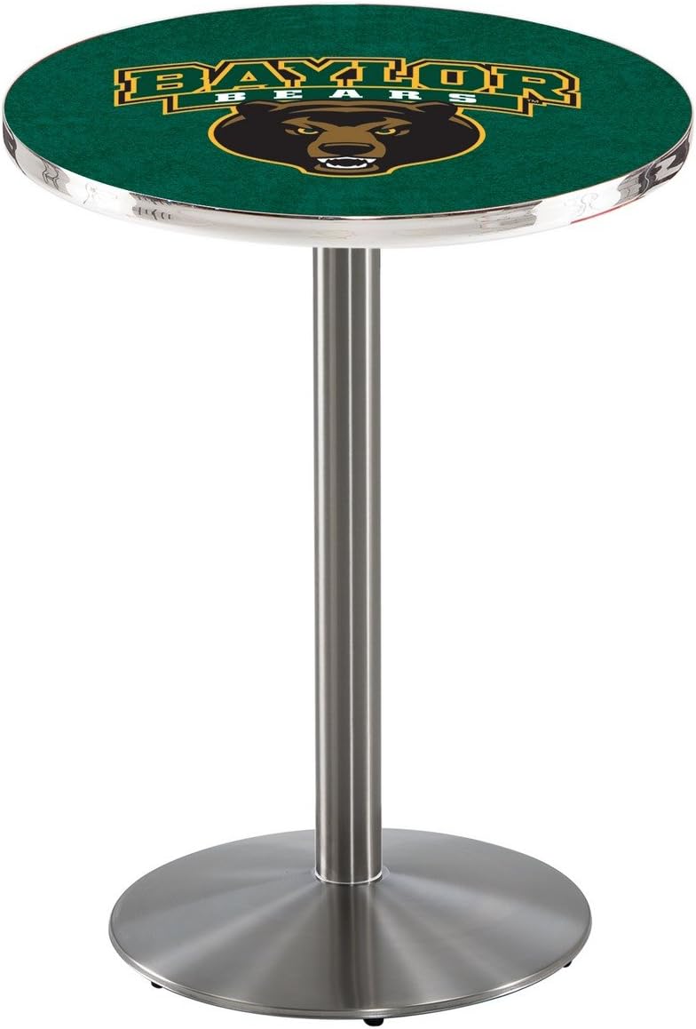 HBS L214-42" Stainless Steel Baylor Pub Table by Holland Bar Stool Co.