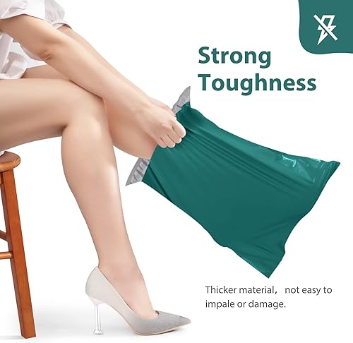 Miniatura 5 de Fuxury Sobres grandes de polietileno de 24 x 24 pulgadas, 100 unidades, bolsas de envío impermeables para ropa, sobres de envío adhesivos fuertes