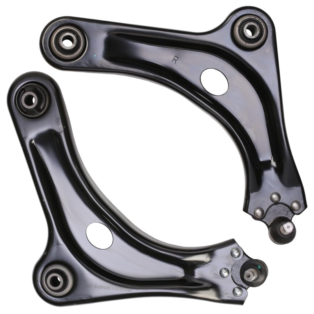 RIDEX 772S0572 Kit de brazos de suspensión Delantero con casquillo de cojinete con rótula de suspensión/carga Compatible con PEUGEOT 208 I Hatchback CA, CC