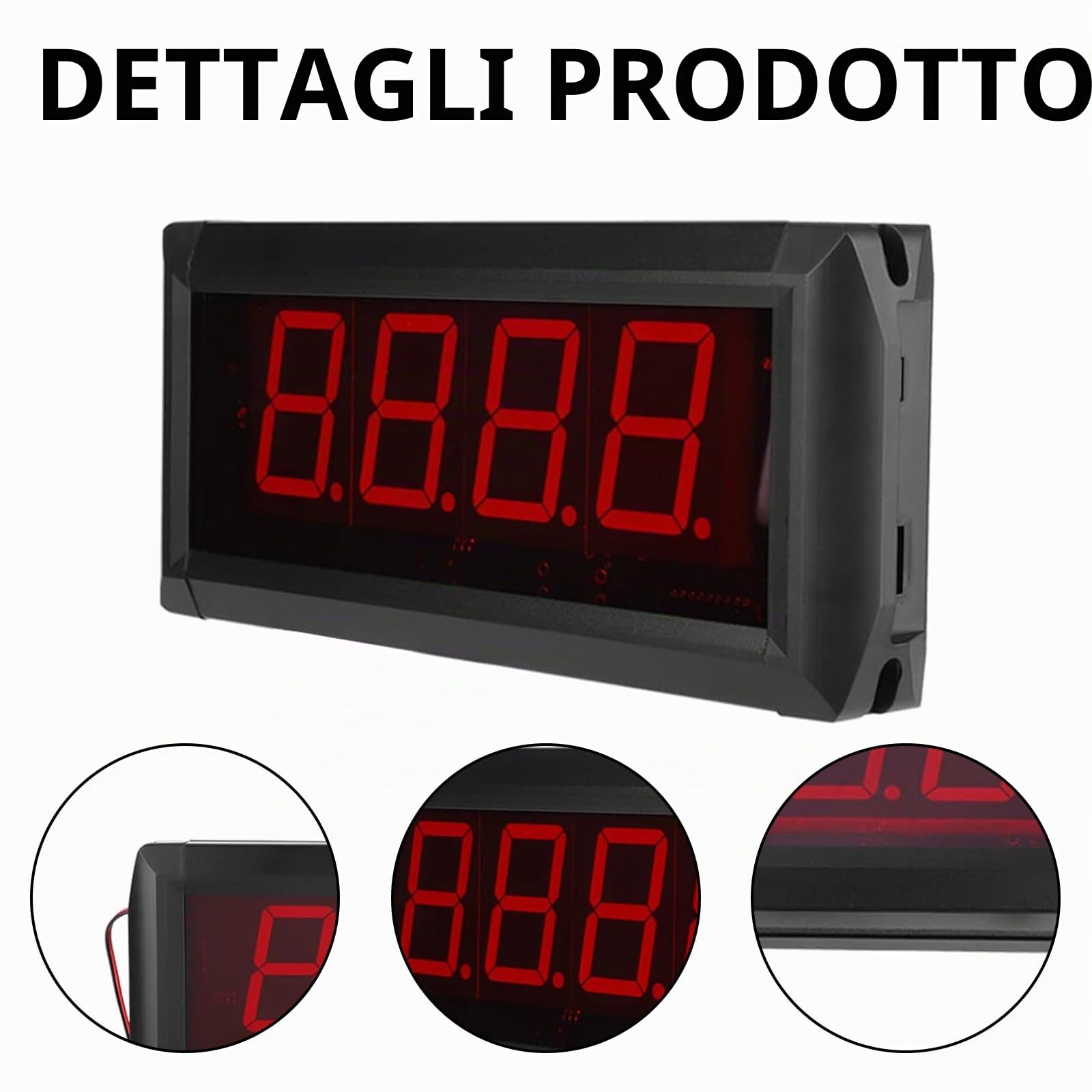 Timer LED conto alla rovescia Game macchina con telecomando e buzzer 20m area visibile AC 100-240V per negozio, supermercato, centro commerciale