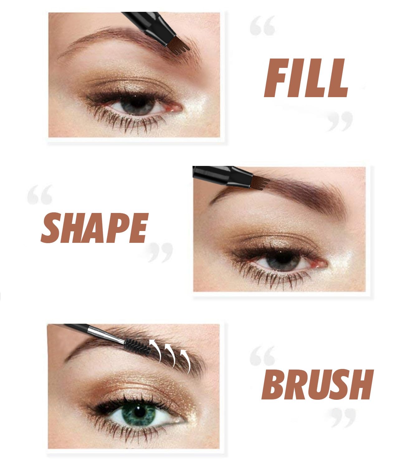 iMethod Eyebrow pencil with a micro-fork tip applicator effortlessly creates natural-looking eyebrows and stays on the skin all day long - Image 4