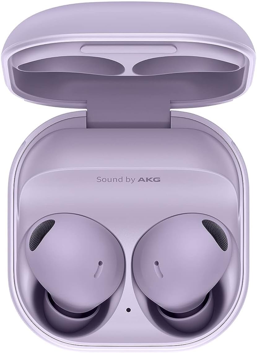 Samsung Galaxy Buds2 Pro Bluetooth Earbuds, True Wireless, Noise Cancelling, Charging Case, Quality Sound, Water Resistant, Bora Purple (UAE Version)
