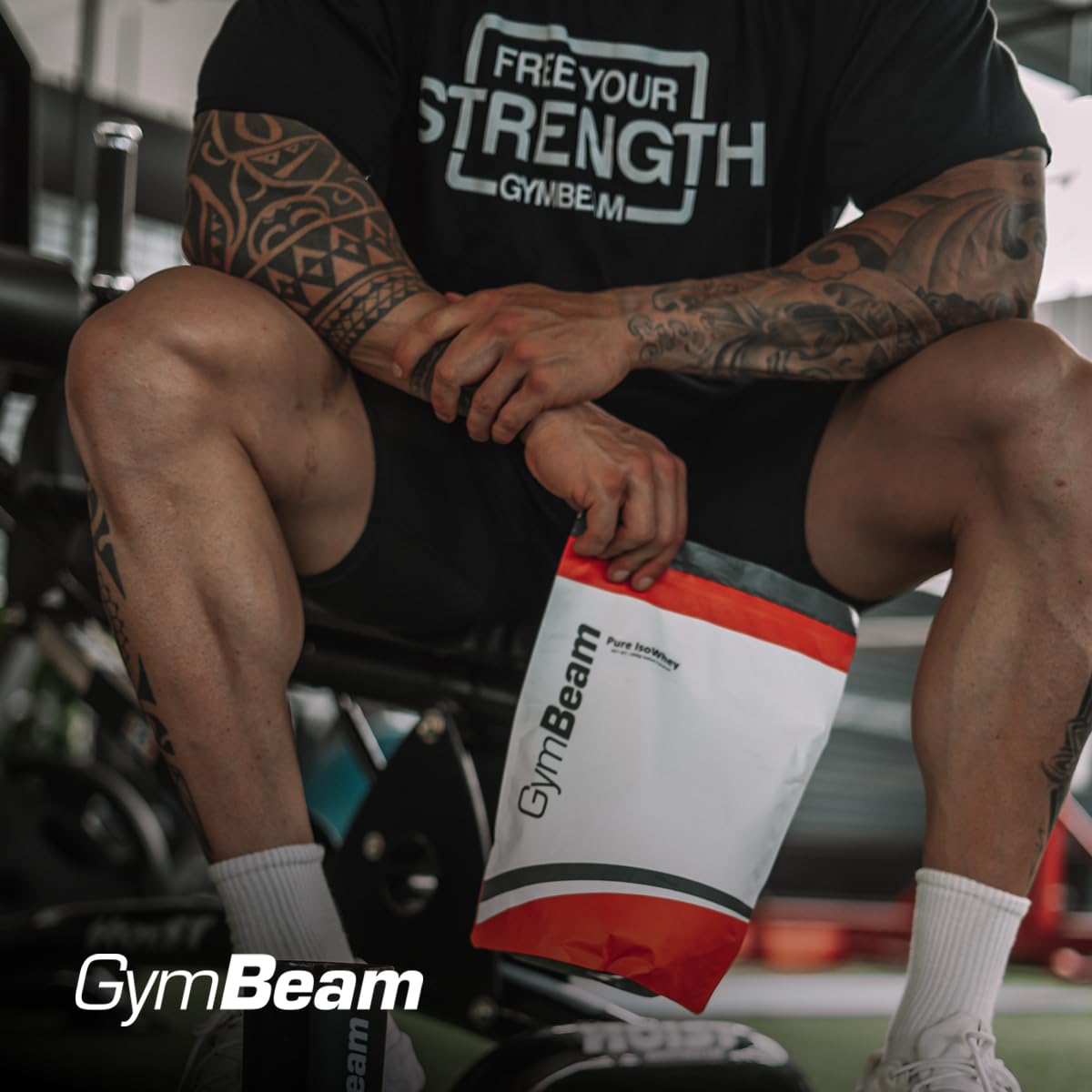 GymBeam Pure IsoWhey - 100% Proteine Del Siero Di Latte Isolate, 86% Contenuto Proteico, Basso Contenuto Di Grassi E Zuccheri, Gusto Delizioso, Ideale Per Massa Muscolare (1000 g, Cioccolato)